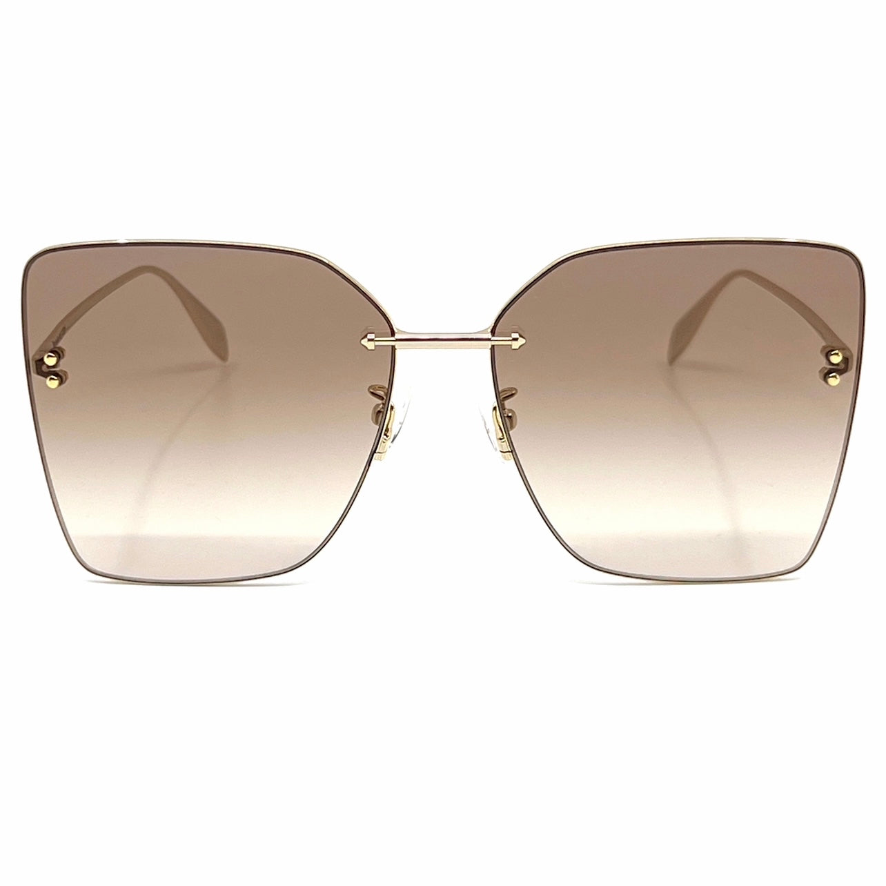 Alexander McQueen サングラス ALEXANDER MCQUEEN Sunglasses AM0342S 002 – Frames and Shades